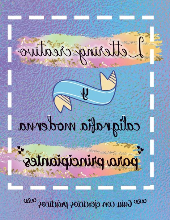 Lettering Handboek - Schrijfoefeningen - Beginners Leren - Praktische Projecten - 21.59 x 27.94 cm van Merkloos