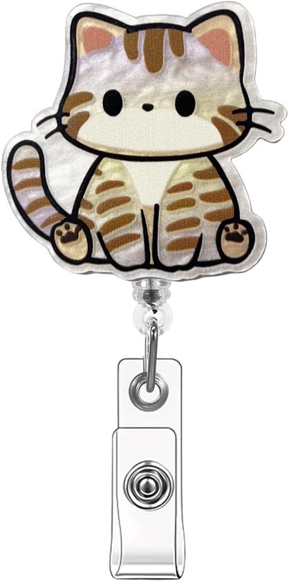 Leuke Intrekbare Badge Reel voor Verpleegkundigen, ID-kaarthouder voor Medisch Personeel, Grappige Geschenken voor Verpleegkunde en Zorgprofessionals van Merkloos