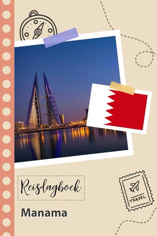 Leuke reisplanner om uw reis naar Bahrein vast te leggen voor koppels, mannen en vrouwen met prompts en controlelijst.