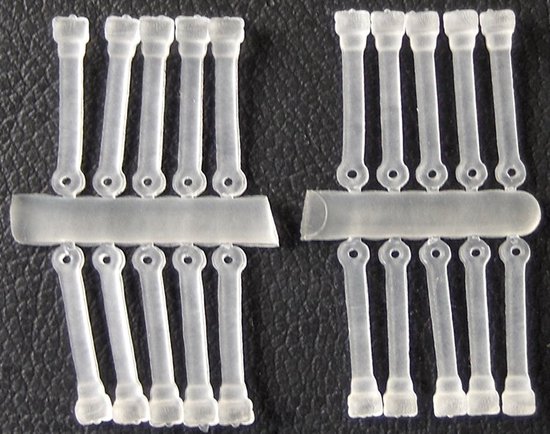 LFT Clear Bait Links 24mm 20 stuks van LFT