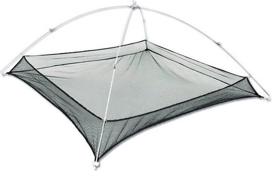 lft kruisnet met opstaande rand 100 x 100 cm van Merkloos