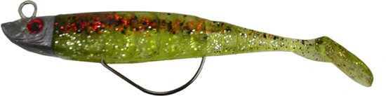 LFT Striker Rigged 3+1pcs. 9cm. 15gr. Olive Sprakle Clear