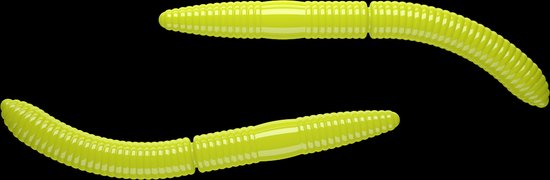 Libra Lures Fatty DWorm Tourna 6,5cm Hot Yellow (1 stuk)
