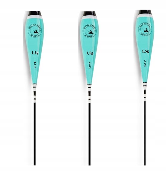 Lichtgevende Dobber Body 1,5g met Doorvoer Adapter