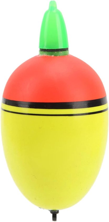 Lichtgevende dobbers voor nachtvisserij - EVA bobbers in geel en rood, perfect voor zee en meer