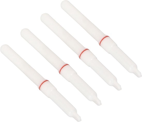 Lichtgevende hengelstaafjes voor nachtvisserij, 4 stuks LED glow sticks met afdichtring, ideaal voor visavonturen