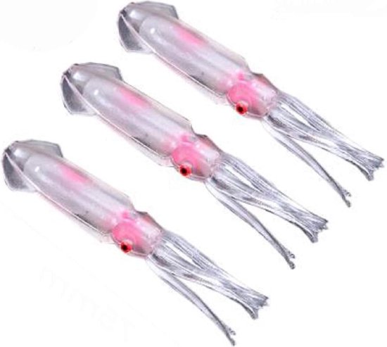 Lichtgevende Octopusaas 20-5 Stuks - Oplichtend in het Donker - Zacht Sleepaas voor Visvangst - Zout water van SKIBY 2.0