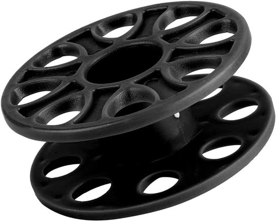 Lichtgewicht duikspoel voor onderwateravonturen, compact ontwerp, ideaal voor scuba en diverse accessoires, zwart