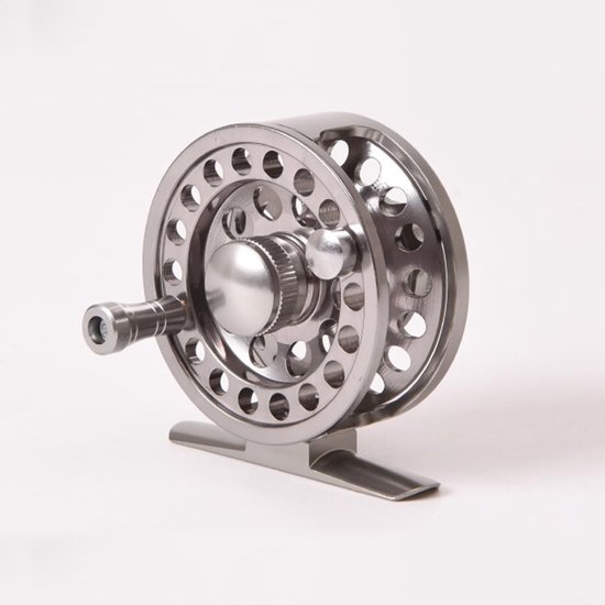Lichtgewicht Vliegvissen Rol van Aluminium Legering, 2+1BB, Geschikt voor Rivier, Meer en Zee, Maat #59.5mm, Zilver