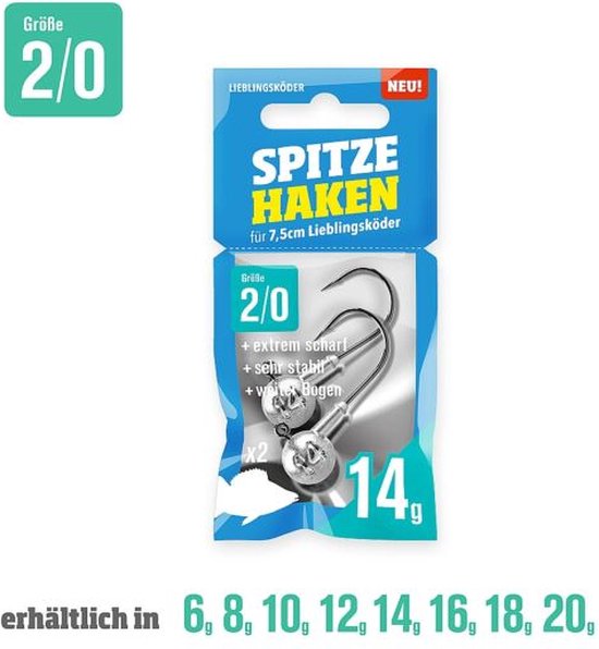 Lieblingskoder Lieblingsköder Jigheads 2/0 16gr van LIEBLINGSKODER