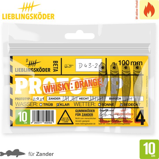 Lieblingskoder Lieblingsköder Shad 10cm Bruin 10cm - Aanbieding van LIEBLINGSKODER