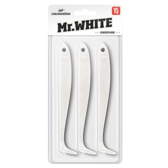 Lieblingsköder Shad 15cm - mr. white van LIEBLINGSKODER