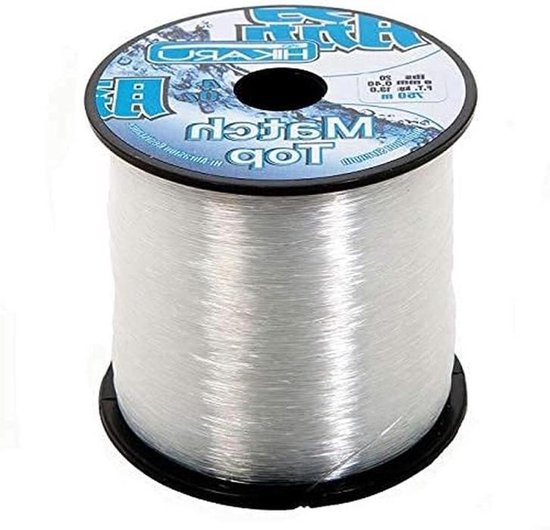 Lineaeffe Hikaru Match Vislijn Top-White 550 m diameter 0,36 mm van nylon ideaal voor spinning Surfcasting Carpfishing onderzoek Knoopvast met POCA elasticiteit