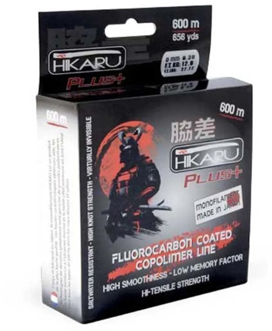 Lineaeffe Hikaru Plus Flurocarbon 600 M Transparant 0.300 mm van Merkloos
