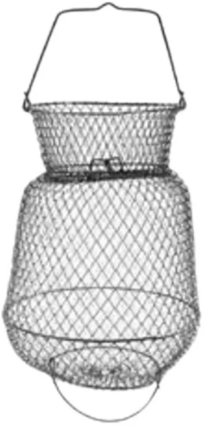 Lineaeffe Vernic Fish Leefnet Zwart 35 x 27 cm van Lineaeffe
