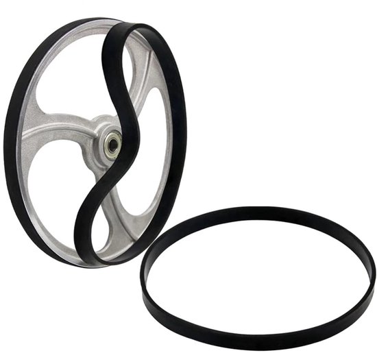 Lintzaag Rubberen Band - Elastische Ring - Houtbewerking - Duurzaam Rubber Materiaal - Diverse Maten Beschikbaar - Zwart