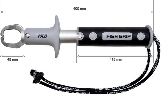 Lip Grip Unster - Vis Vanger - Veilig Vissen Vangen - Zoutwaterbestendig RVS - Tot 25 Lbs