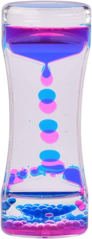 Liquid Hourglass, Colorful Liquid Timer, Liquid Motion Bubbler, Liquid Motion Bubbler, Sensory Relaxation Toy for Kids - ShopVlot
