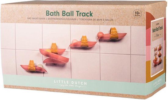 Little Dutch Waterbaan - Bad ballenbaan knikkerbaan - Roze van Little Dutch