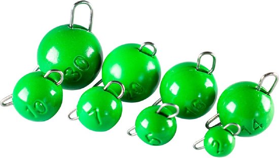 LMAB Tungsten Chebu Sinker Fluo Green 10 gr 2st. van LMAB
