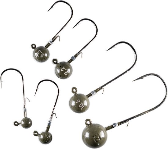 LMAB Tungsten Round Jig Green Pumpkin Size 1 - 5,3 gr 3st. van LMAB