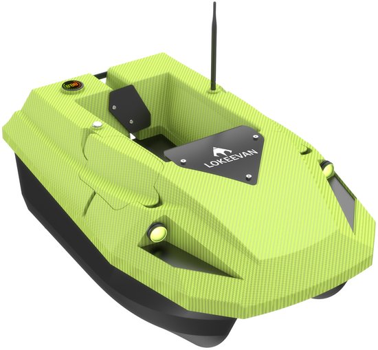 LOKEEVAN D50B GPS Voerboot - 2KG laadvermogen - Dubbele 15600 mAh-batterij - 500m bereik - Geel