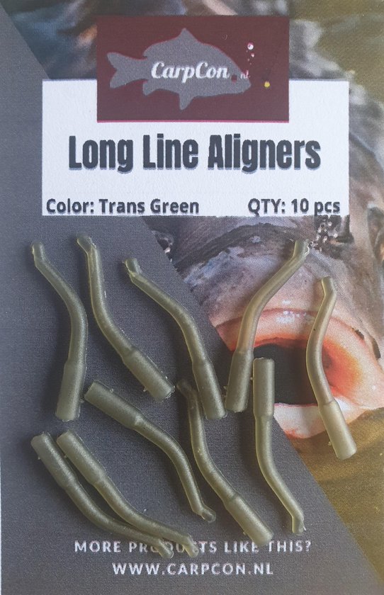 Long Line Aligners - Green - 10 stuks - Karper Rigmateriaal - Karper Vissen Onderlijnmateriaal van Avid Carp