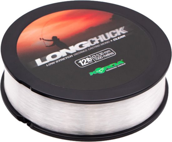 LongChuck Clear 20lb 0.40mm 1000m van Merkloos