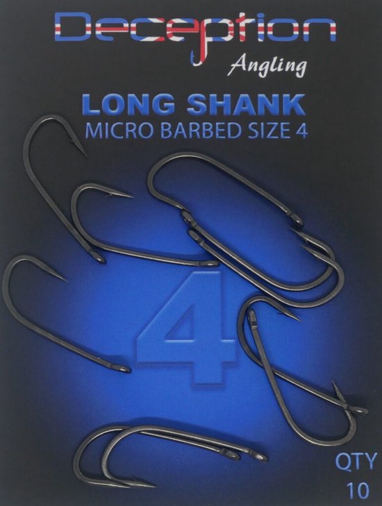 LONGSHANK Micro Barbed Hook - Size 8 van Korda