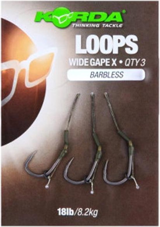 Loops Wide Gape Korda Karper Onderlijn van Merkloos