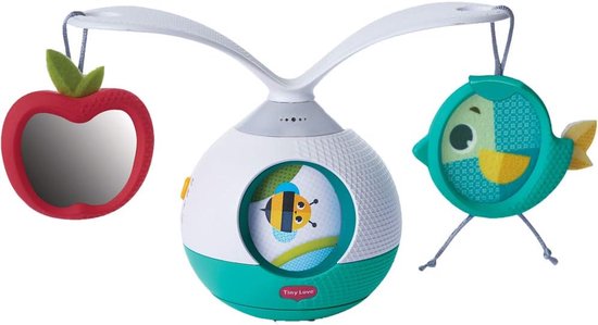 Love 2-in-1 Tummy Time Musical Mobile, 360° Draaiende Muziekmobiel