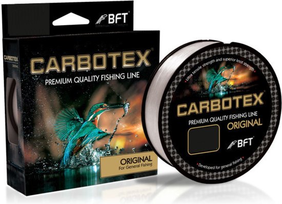 Low Visible 40/00 Nylon Lijn Carbotex Universele Vislijn Hoge Knoopkracht Slijtvast Zoet Zout Water van Carbotex