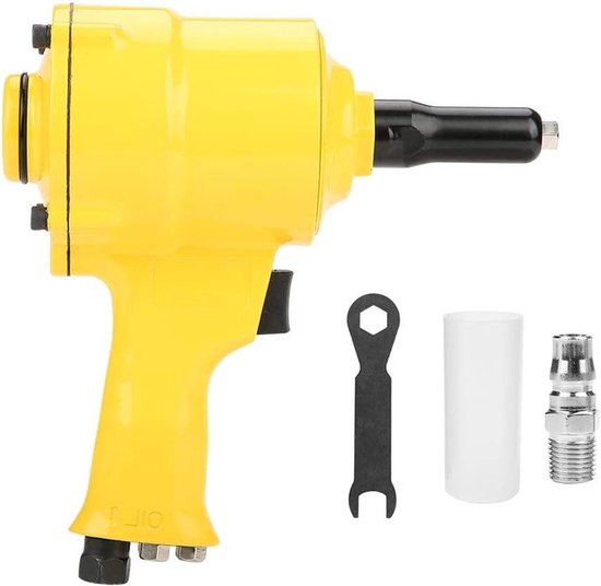 Luchtklinknagel - Capaciteit 3/32 ", 1/8", 5/32 ", 3/16" en 1/4 " - Geel - Professioneel gebruik
