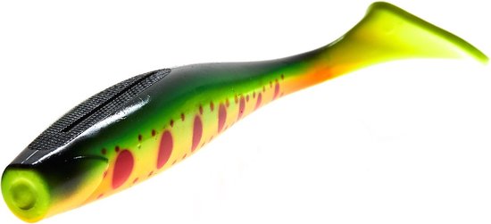 Lucky John Kubira Swim Shad 17,5 cm 2st. PG22 / Red Tiger van Merkloos