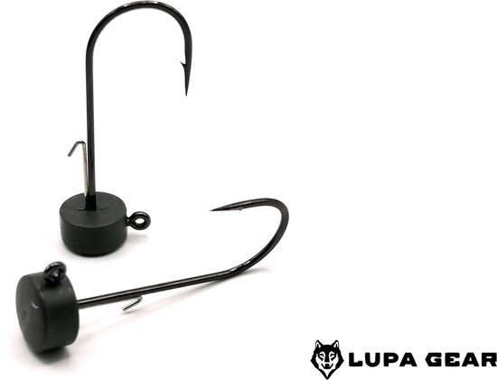 Lupa Gear Ned Resin Jigheads Matt Black 3.5g / #1/0