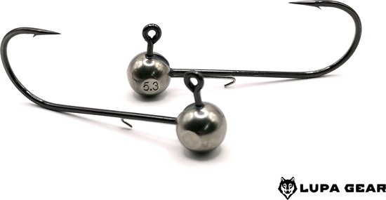 Lupa Gear Tungsten Ball Jigheads | 10.5g 1/0 van Lupa Gear