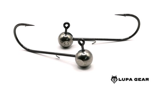 Lupa Gear Tungsten Ball Jigheads | 10.5g 4/0 van Lupa Gear