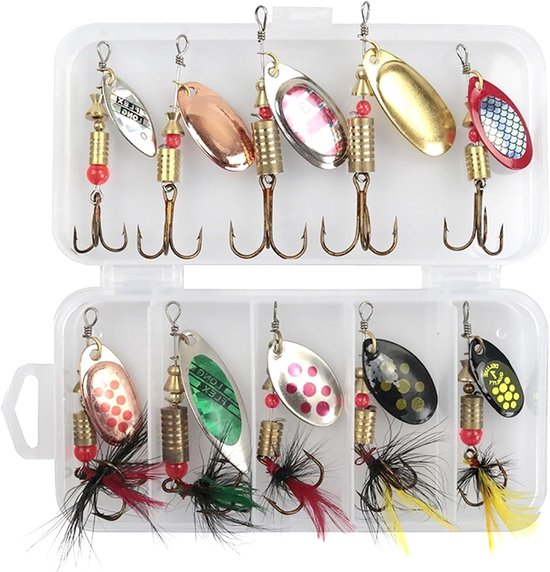 Lures - Fishing Lures - Zinc Alloy Fishing Spoons voor Pike - Trout - Perch van Merkloos