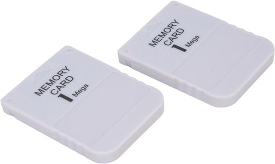 lyrlody 1MB Memory Card, High Speed Game Saving (2 stukken)