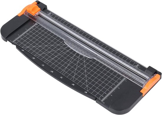lyrlody A4-papiersnijder 12 Inch met Beveiliging en Transparante Liniaal, Snijcapaciteit van 10 Vellen voor Kantoor, School en Knutselprojecten