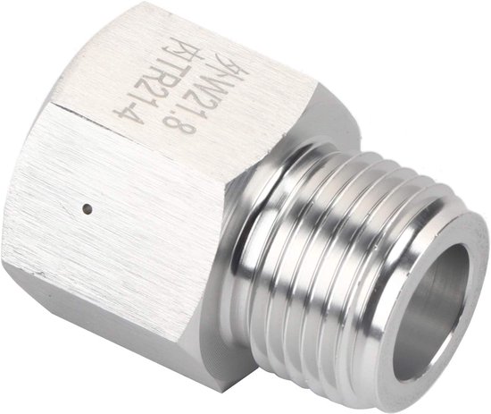 lyrlody CO2 Cilinder Adapter TR21.4 Zinklegering W21.8 DIN477