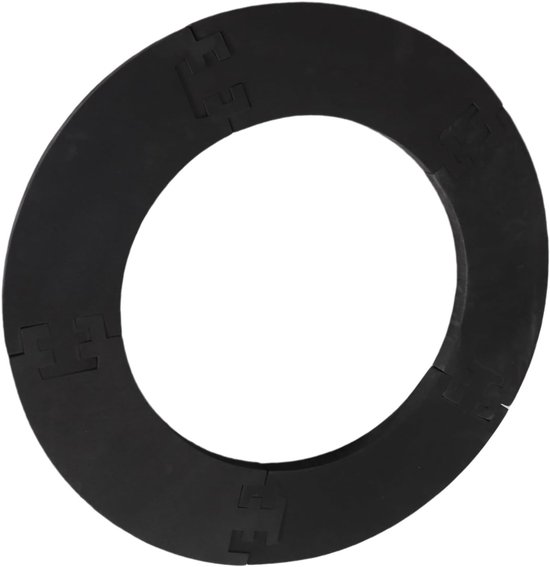 lyrlody Dartbord Surround Ring EVA Dartbord Muurbeschermer 5-delig Splitsontwerp Universeel Geschikt voor Standaard Dartborden Helpt Muurmarkeringen Te Verminderen voor Thuisbar Game Room