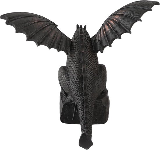Lyrlody Drakenbeeld, Bronzen Afwerking, 30cm Tuinfontein Decoratie