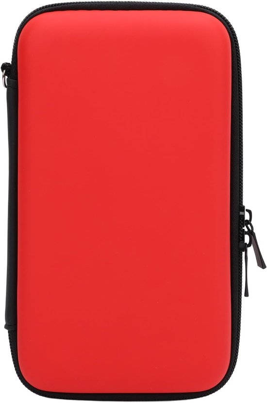 Lyrlody Game Console Draagtas, 6,8x3,9x1,6in Hard Shell (rood)