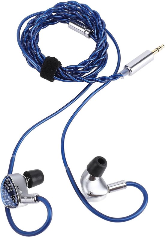 lyrlody IEM Oortelefoon 10mm LCP Diafragma Dubbele Driver, 113dB (3.5mm)