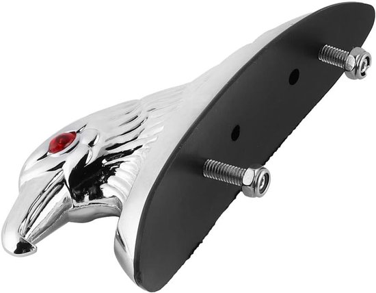 lyrlody Motorfiets Spatbord Ornament Adelaarskop 6mm Bout Montage