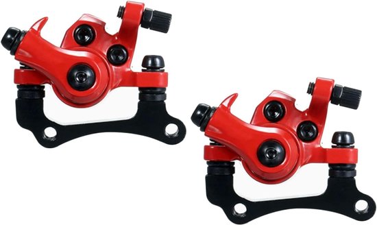 lyrlody Remklauw Aluminium Mechanische Schijfremklauw 10 Inch Voor-achterwielset Responsieve Snelle Actie voor Elektrische Scooterfietsers