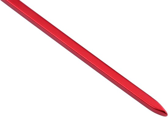 lyrlody Tent Haringen Aluminiumlegering 16cm Vierkant Haak 10 Stuks (rood)