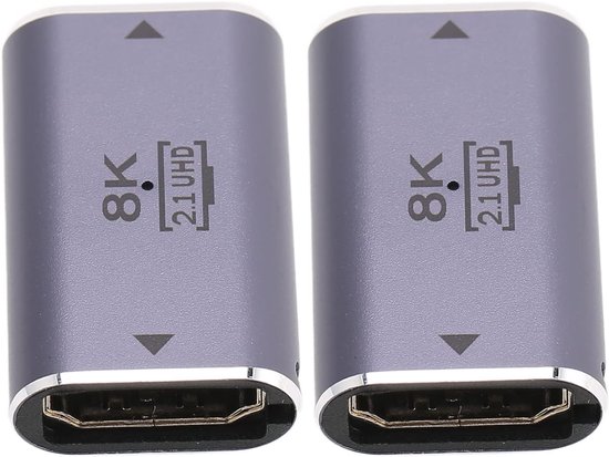 lyrlody Vrouwelijk Naar Vrouwelijk Koppelstuk Adapter, 8K Aluminiumlegering