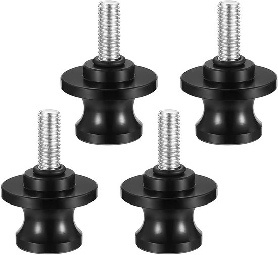 M8 Swing Reel Motor Stand met Aluminium Houder en Bevestigingsmoeren - Set van 4 voor Motoraccessoires en Bescherming van Merkloos